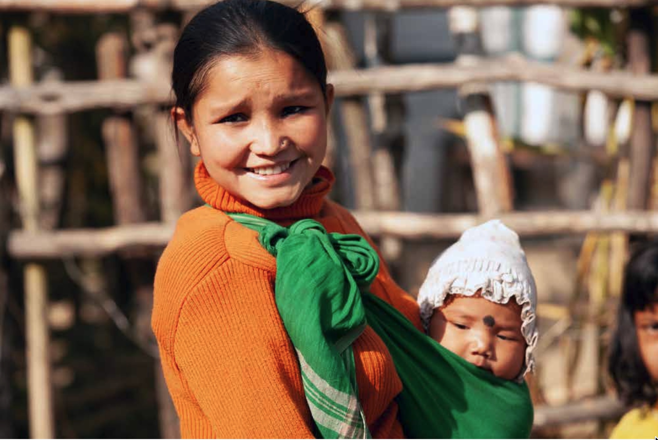 A mother and her child. The first moral education is the one nobody announces.